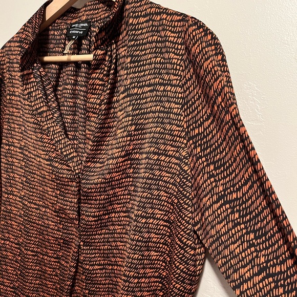 David Lerner x Evereve Mandarin Collar Bombay Stripes Blouse - Picture 5 of 14